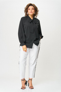 Блуза Andina city 5038-25 черный - фото 5