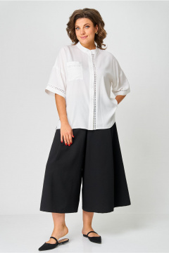 Блуза Andina city 5034-25 белый - фото 3