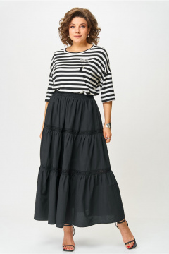 Юбка Andina city 1018-25 черный - фото 5