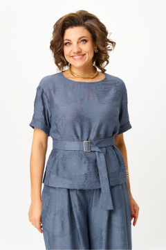 Блуза, брюки Bonna Image 1012/1 синий - фото 4