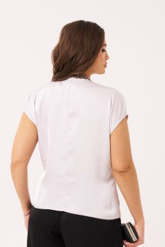 Блуза Панда 106440 серебряный - фото 3