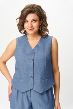 Брюки, жилет VIPPRIMO 121 джинсовый - фото 5