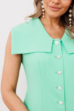 Блуза, брюки Мода Юрс 2908 мята - фото 4