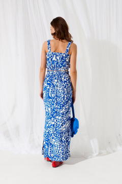 Топ, юбка ELLETTO 5296 бело-синий - фото 5