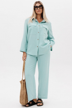 Брюки, рубашка Ma Сherie 3160 мятный - фото 1