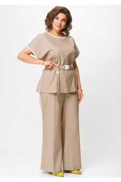 Блуза, брюки AMUAR 1046-1 капучино - фото 1