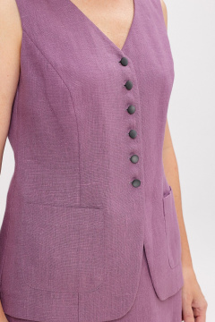 Жилет, юбка Соджи 650+651 сиреневый - фото 5