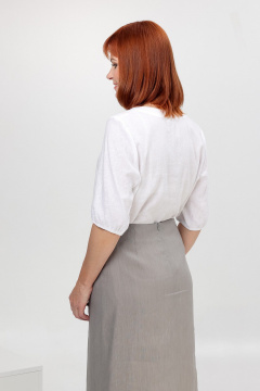 Блуза Соджи 655 белый - фото 5