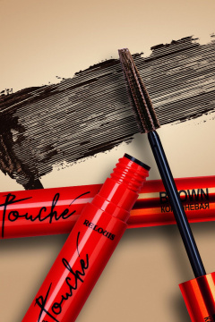 Тушь для ресниц Relouis Touché суперобъем и разделение коричневая - фото 4