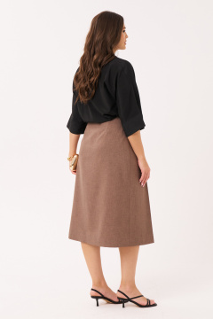 Юбка Панда 17553 кофейный - фото 4