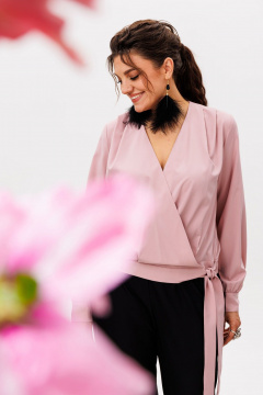 Блуза Anelli 1574 застенчивая_герань - фото 5