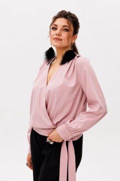 Блуза Anelli 1574 застенчивая_герань - фото 3