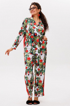 Брюки, рубашка Anelli 1623 спелый_инжир - фото 2