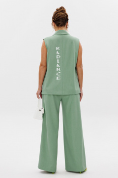 Брюки, жилет Mubliz 246 мята - фото 5