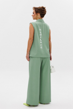 Брюки, жилет Mubliz 246 мята - фото 4