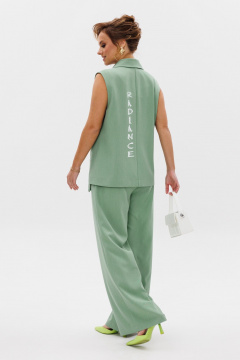 Брюки, жилет Mubliz 246 мята - фото 3