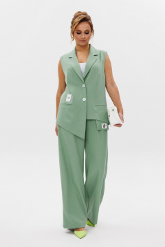 Брюки, жилет Mubliz 246 мята - фото 2