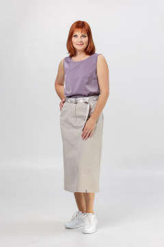 Юбка Соджи 661 бежевый - фото 1