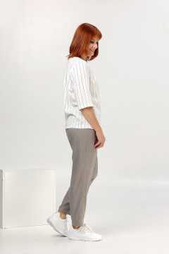 Блуза Соджи 662 молочный - фото 4