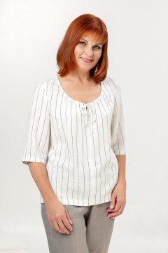 Блуза Соджи 662 молочный - фото 1
