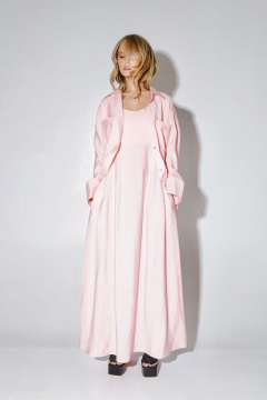 Платье, рубашка PiRS 5152 персик - фото 1