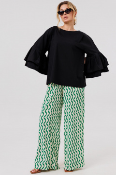 Блуза Amberа Style 1124 черный - фото 1