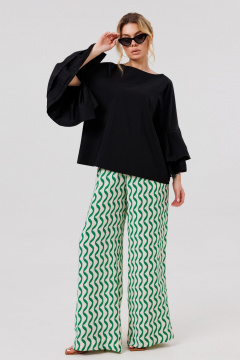 Блуза Amberа Style 1124 черный - фото 3