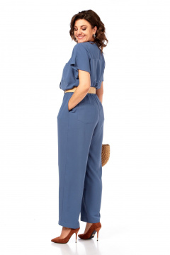 Комбинезон Rishelie 993 синий - фото 4