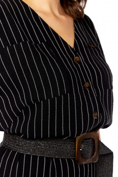Комбинезон Rishelie 993 черный_полоска - фото 4