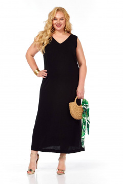 Жакет, платье Ольга Стиль С-937 бело-черный - фото 4