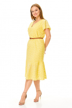 Платье T&N 7659 солнечный-желтый - фото 3