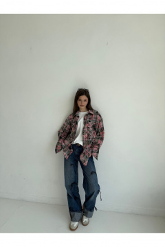 Рубашка SK Brand SK7207 клетка_розовый - фото 3