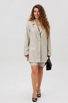 Жакет FAMA 24085-1 песочный - фото 3