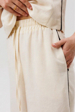 Брюки FAMA 24090 экрю - фото 4