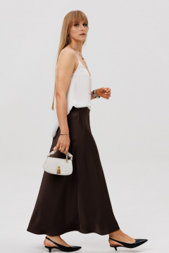 Юбка FAMA 24095-1 шоколад - фото 5