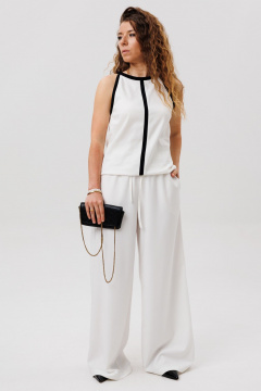 Брюки FAMA 24098-2 молочный - фото 1