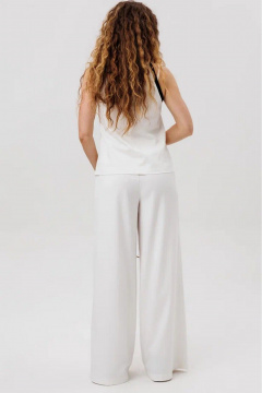 Брюки FAMA 24098-2 молочный - фото 4