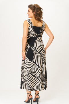 Платье ANASTASIA MAK 1266 черный - фото 5