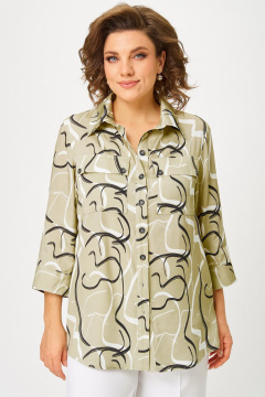 Блуза БелЭльСтиль 408-3_10_22 мультиколор - фото 1