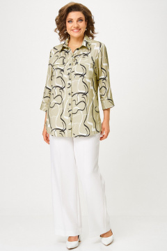 Блуза БелЭльСтиль 408-3_10_22 мультиколор - фото 3