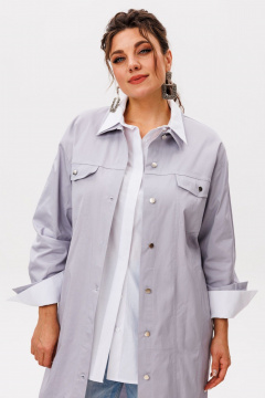 Жакет Anelli 1572 туманная_сталь - фото 2