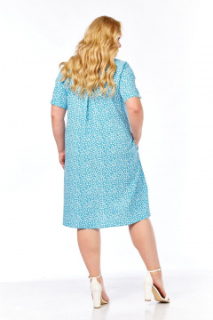 Платье СиБон 0362 голубой - фото 3