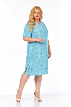 Платье СиБон 0362 голубой - фото 1