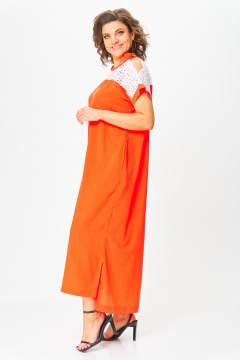 Платье Michel chic 2063/1 оранжевый - фото 3