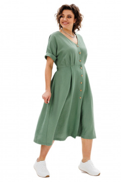 Платье ANIDEN 711-1 зеленый - фото 1