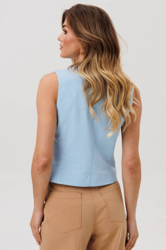 Жилет Gizart 15404 голубой - фото 4