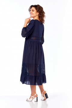 Платье Rishelie 990 синий - фото 3