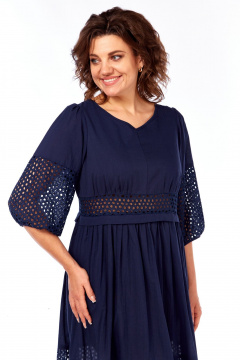 Платье Rishelie 990 синий - фото 2