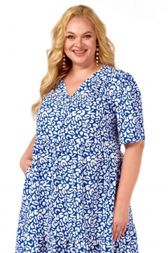 Платье СиБон 0363 голубой - фото 3