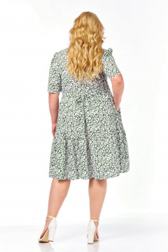 Платье СиБон 0363 олива - фото 2